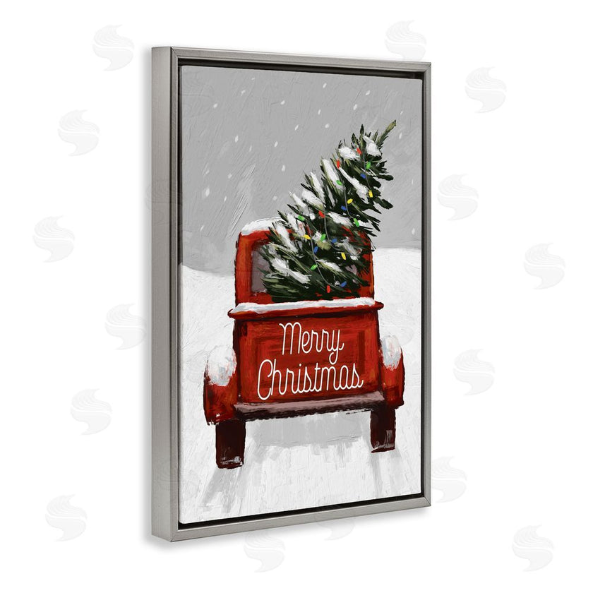 Dogwood Portfolio | Merry Christmas Snowy Tree Truck