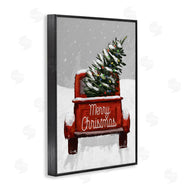 Dogwood Portfolio | Merry Christmas Snowy Tree Truck