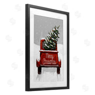 Dogwood Portfolio | Merry Christmas Snowy Tree Truck