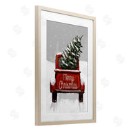 Dogwood Portfolio | Merry Christmas Snowy Tree Truck