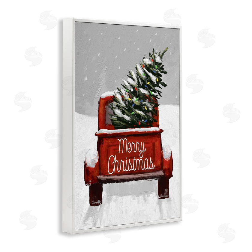 Dogwood Portfolio | Merry Christmas Snowy Tree Truck