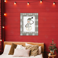 Cindy Jacobs | Winter Snowman Green Plaid