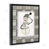 Cindy Jacobs | Winter Snowman Green Plaid