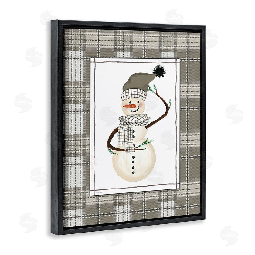 Cindy Jacobs | Winter Snowman Green Plaid