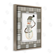 Cindy Jacobs | Winter Snowman Green Plaid