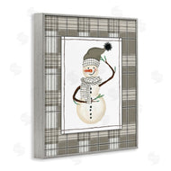 Cindy Jacobs | Winter Snowman Green Plaid