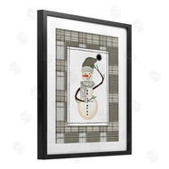 Cindy Jacobs | Winter Snowman Green Plaid