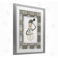 Cindy Jacobs | Winter Snowman Green Plaid