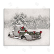 Lori Deiter | Snowy White Antique Truck