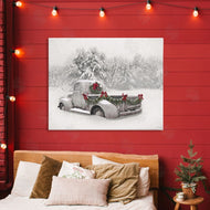 Lori Deiter | Snowy White Antique Truck