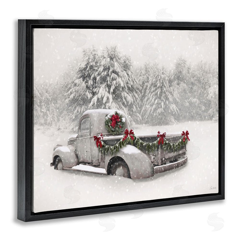 Lori Deiter | Snowy White Antique Truck