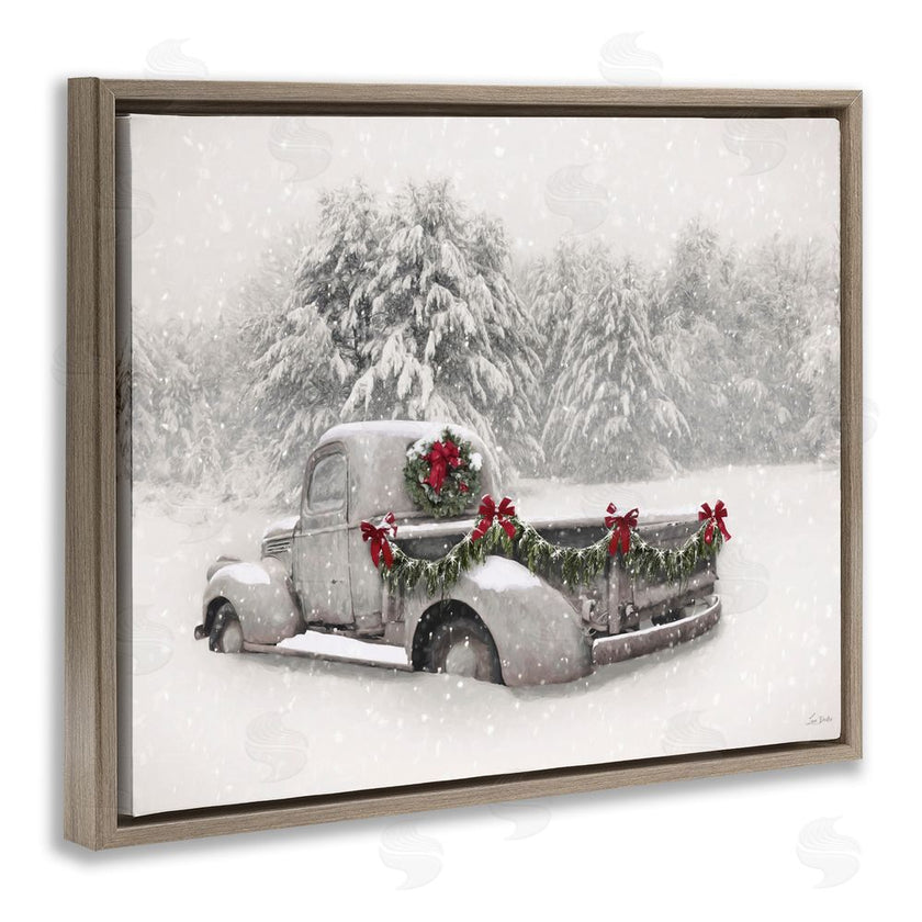 Lori Deiter | Snowy White Antique Truck