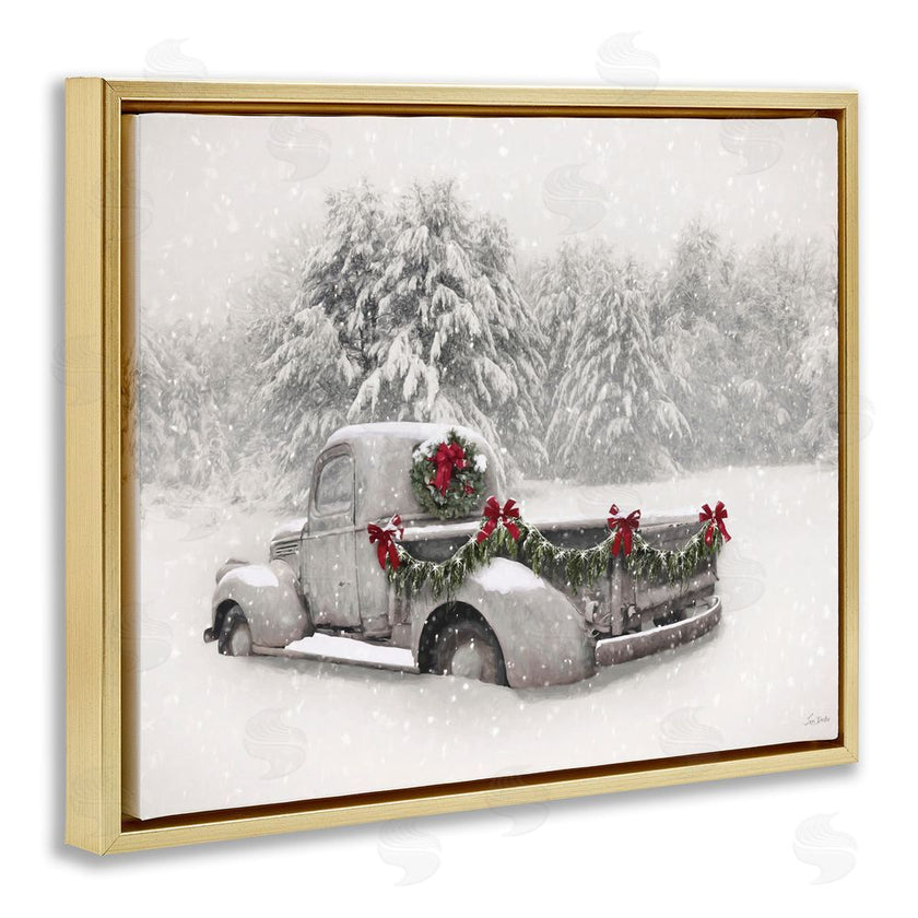 Lori Deiter | Snowy White Antique Truck