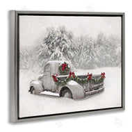 Lori Deiter | Snowy White Antique Truck