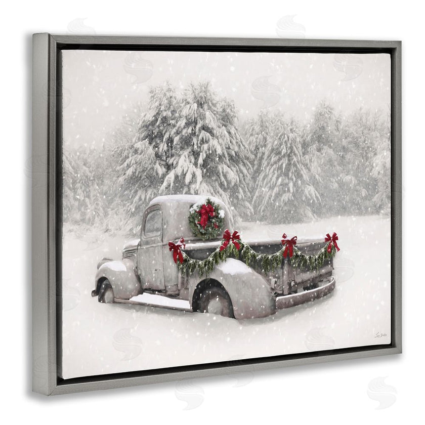 Lori Deiter | Snowy White Antique Truck