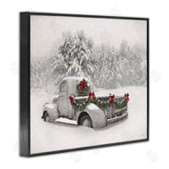 Lori Deiter | Snowy White Antique Truck