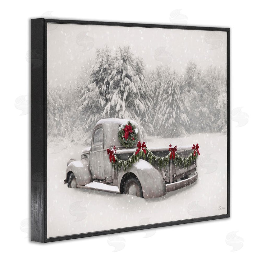 Lori Deiter | Snowy White Antique Truck