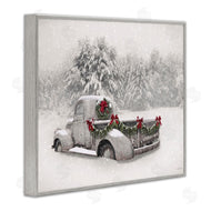 Lori Deiter | Snowy White Antique Truck