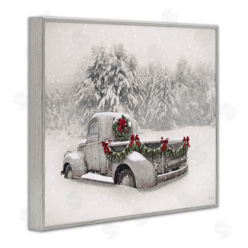 Lori Deiter | Snowy White Antique Truck