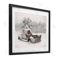 Lori Deiter | Snowy White Antique Truck