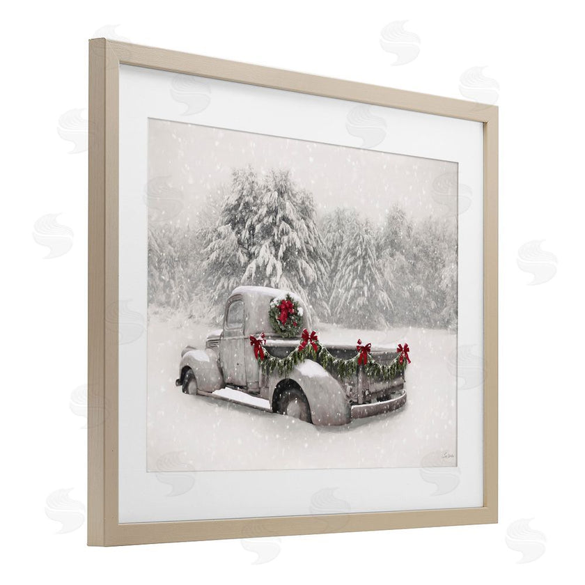 Lori Deiter | Snowy White Antique Truck