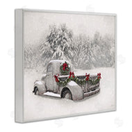 Lori Deiter | Snowy White Antique Truck