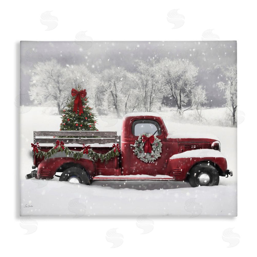 Lori Deiter | Wreath Bedecked Christmas Truck