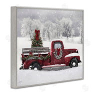 Lori Deiter | Wreath Bedecked Christmas Truck