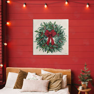 Kate Sherrill | Ribbon Holly Wreath