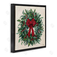 Kate Sherrill | Ribbon Holly Wreath
