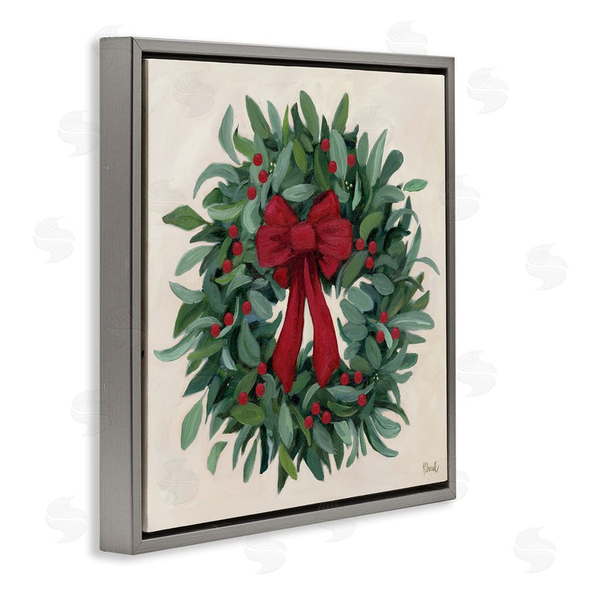 Kate Sherrill | Ribbon Holly Wreath
