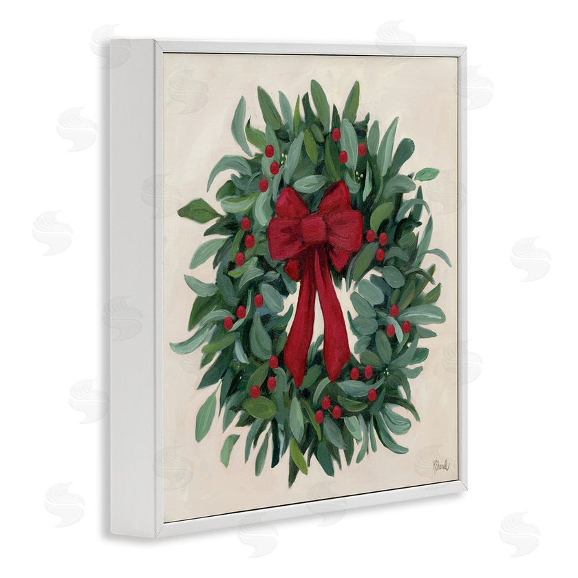 Kate Sherrill | Ribbon Holly Wreath
