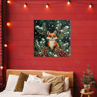 Yen | Winter Fox & Pinecones
