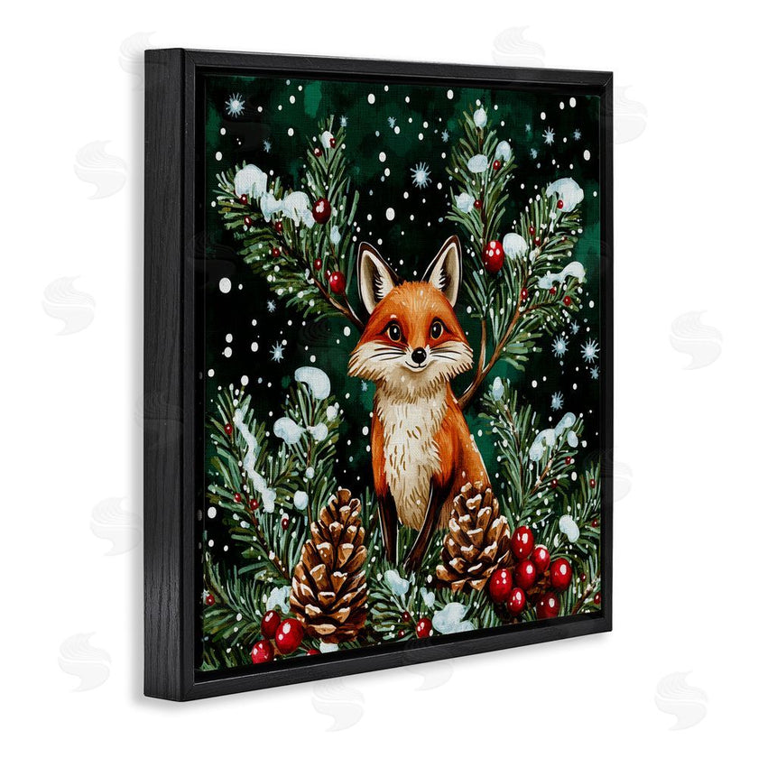 Yen | Winter Fox & Pinecones