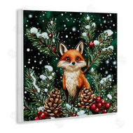 Yen | Winter Fox & Pinecones