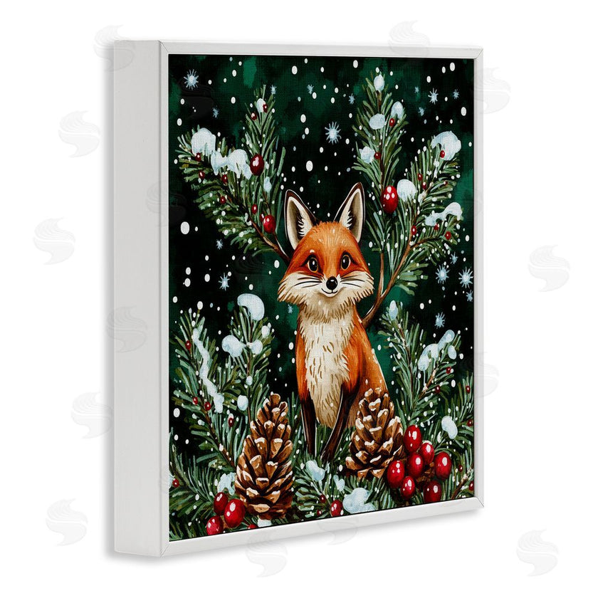 Yen | Winter Fox & Pinecones