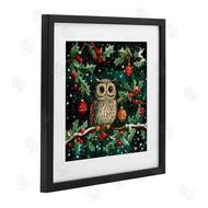 Yen | Winter Owl with Gentle Snowfall