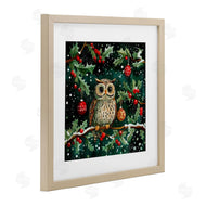 Yen | Winter Owl with Gentle Snowfall