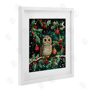 Yen | Winter Owl with Gentle Snowfall