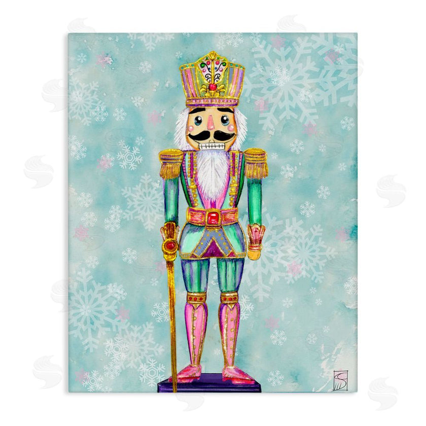Sara Culpepper | Pastel Nutcracker over Snowflakes