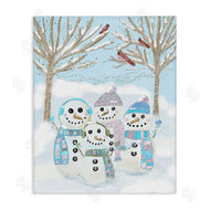 Kristal Clifford | Happy Snowman Family