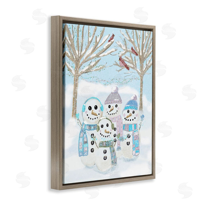 Kristal Clifford | Happy Snowman Family