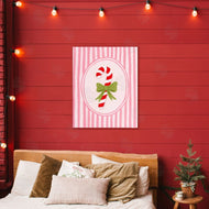 Courtney Haley | Candy Cane with Ribbon Stripes