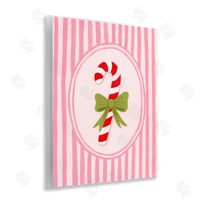 Courtney Haley | Candy Cane with Ribbon Stripes