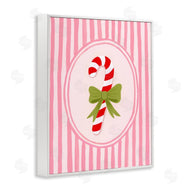 Courtney Haley | Candy Cane with Ribbon Stripes
