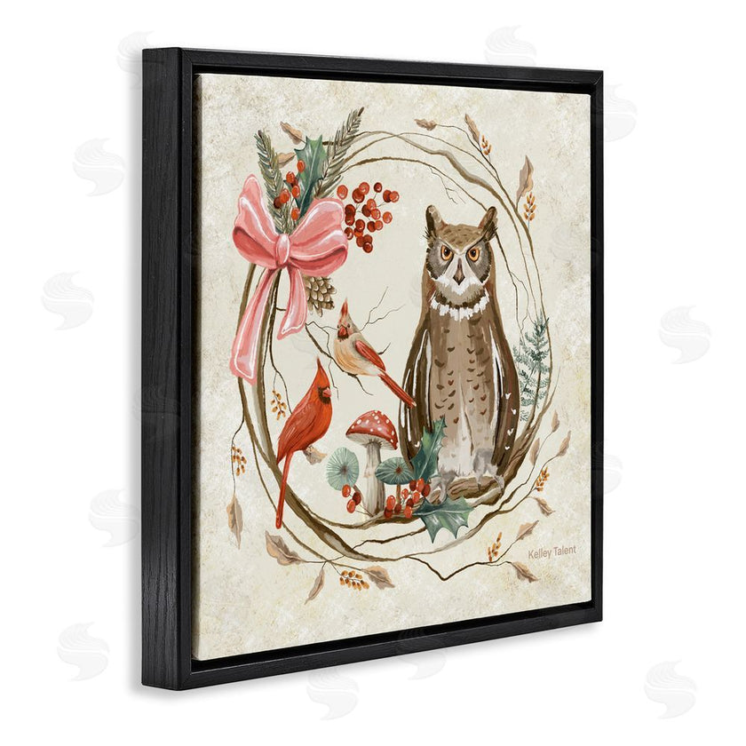 Kelley Talent | Woodland Owl Rustic Wreath