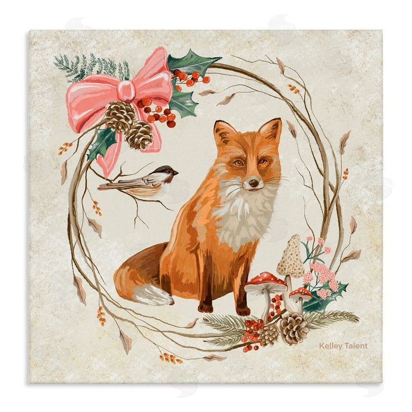 Kelley Talent | Woodland Fox Rustic Wreath