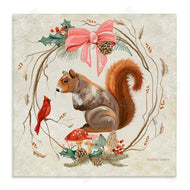 Kelley Talent | Woodland Squirrel Rustic Wreath