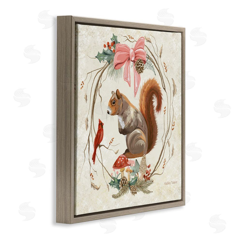 Kelley Talent | Woodland Squirrel Rustic Wreath
