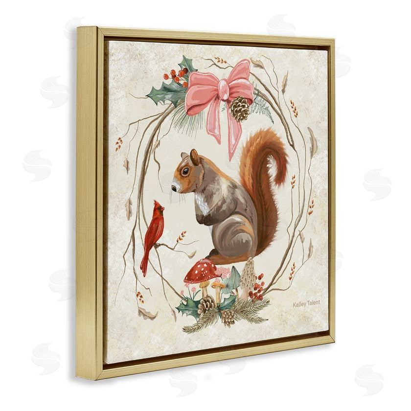Kelley Talent | Woodland Squirrel Rustic Wreath
